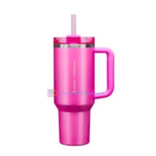 Starbucks Thailand 2025 Stanley Shocking pink Stainless steel cup 40oz
