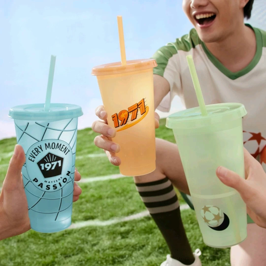 Starbucks 2026 Wild Series 710ml Cold Transformed Plastic Straw Cup Set