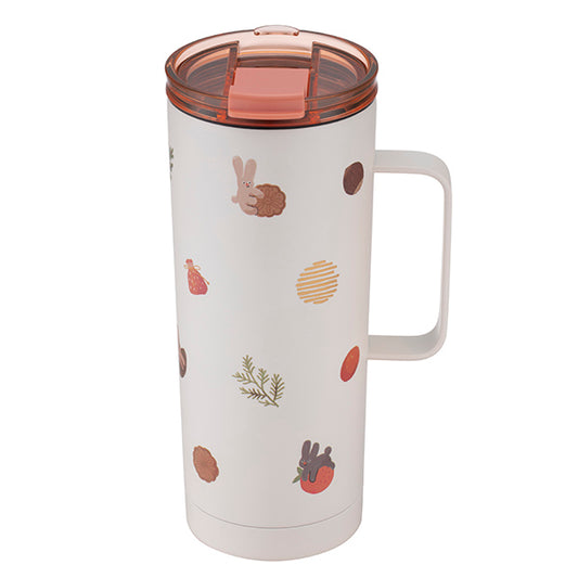 Starbucks Asia 2026 Mid-Autumn Series Bountiful Jade Rabbit Stainless Steel Handle Mug