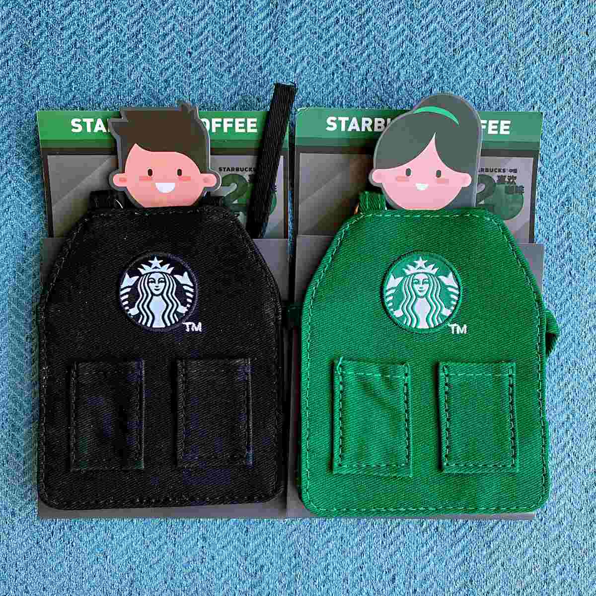 Starbucks green black Apron Card Holder Starbucks loveinstarbucks