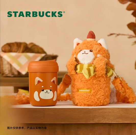 Starbucks China 2025 Bear Dessert House Series Stainless Steel Straw Cup with Cup Cover 345ml 12.14oz