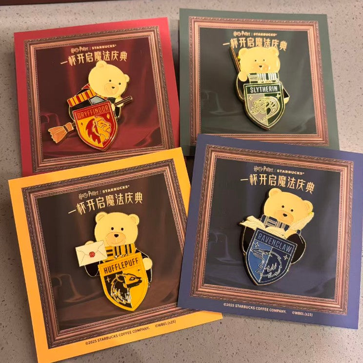 Starbucks China 2025 Harry Potter Collaboration Series pin