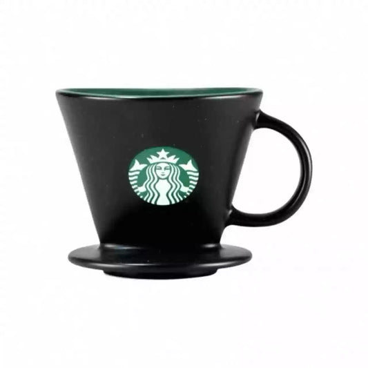 Starbucks China 2025 Minimalist Series Black Spot Glaze Coffee Strainer Cup