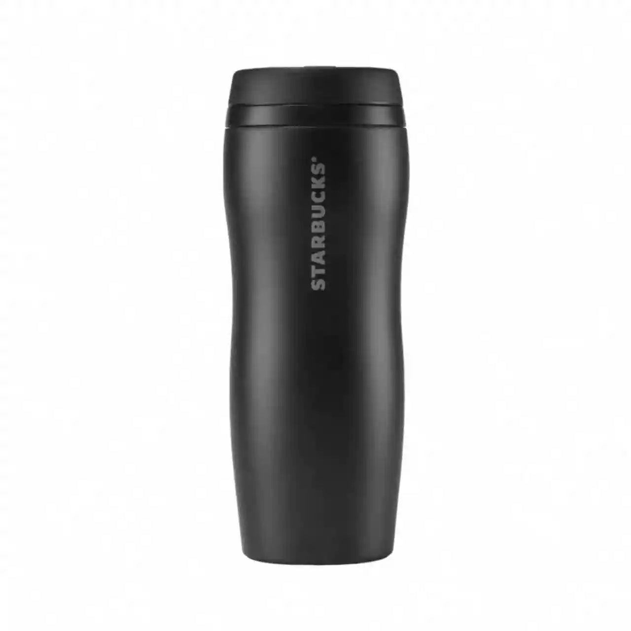 Starbucks China 2025 Minimalist Series Black Stainless Steel Couple 384ml 13.51oz