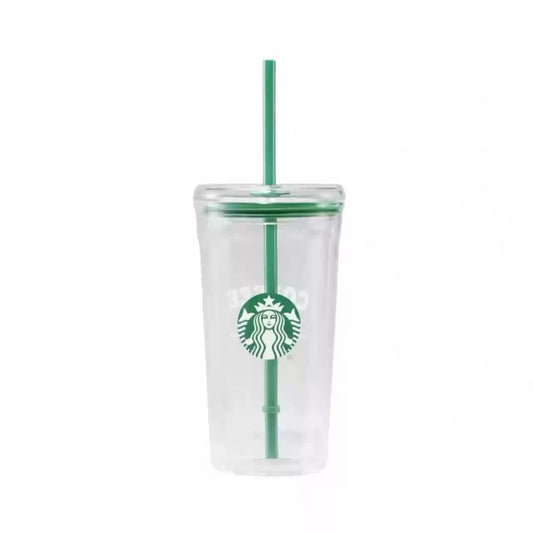 Starbucks China 2025 Minimalist Series Green Glass  Cup 585ml 20.59oz