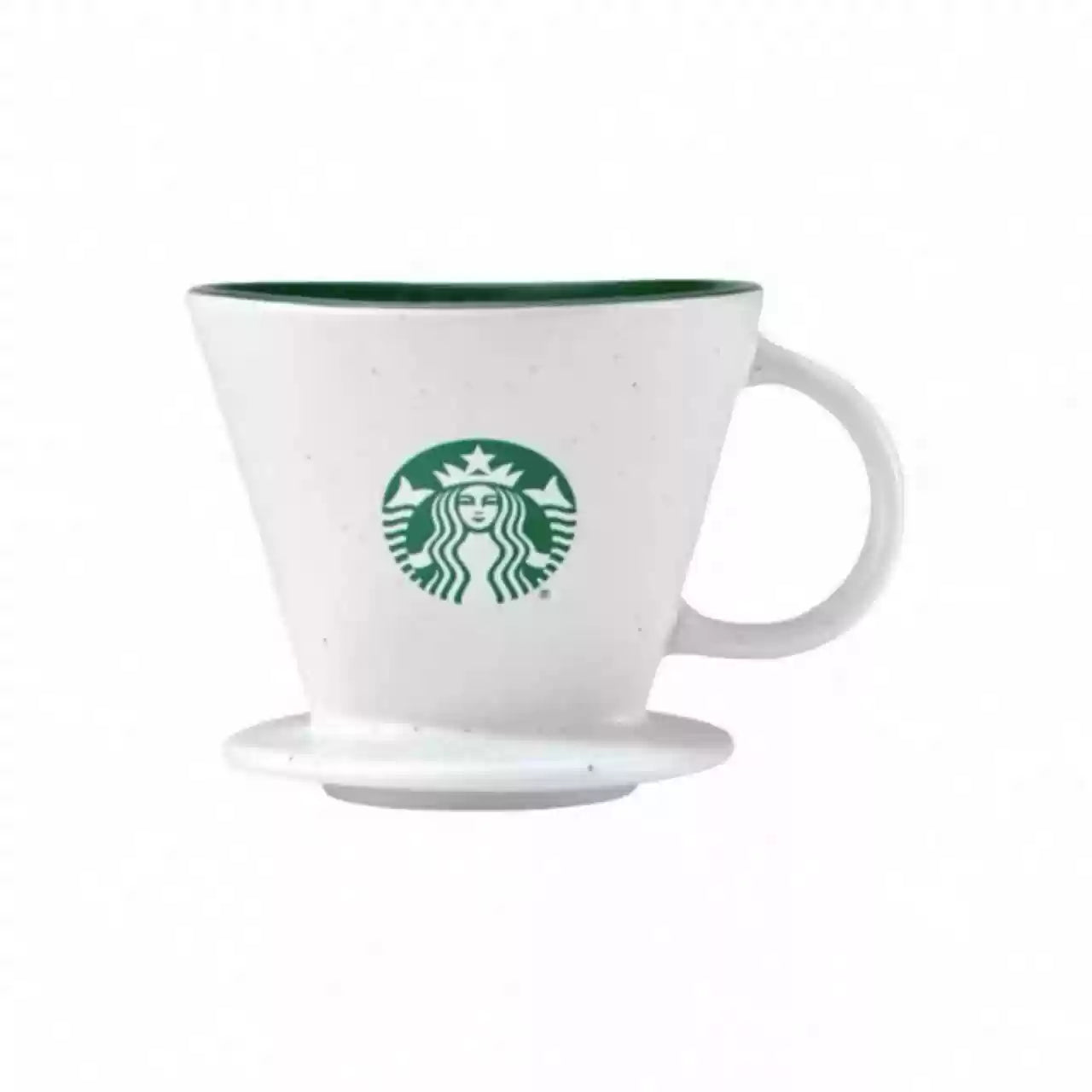 Starbucks China 2025 Minimalist Series White Spot Glaze Coffee Strainer Cup
