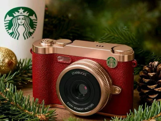 Starbucks China 2025 Retro Digital Camera Molten Gold - read details before order