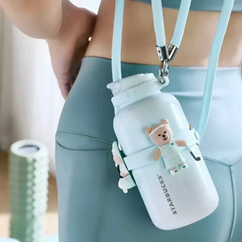 Starbucks China 2025 Small fresh series Bearista Stainless Steel Cup 430ml 15.13oz