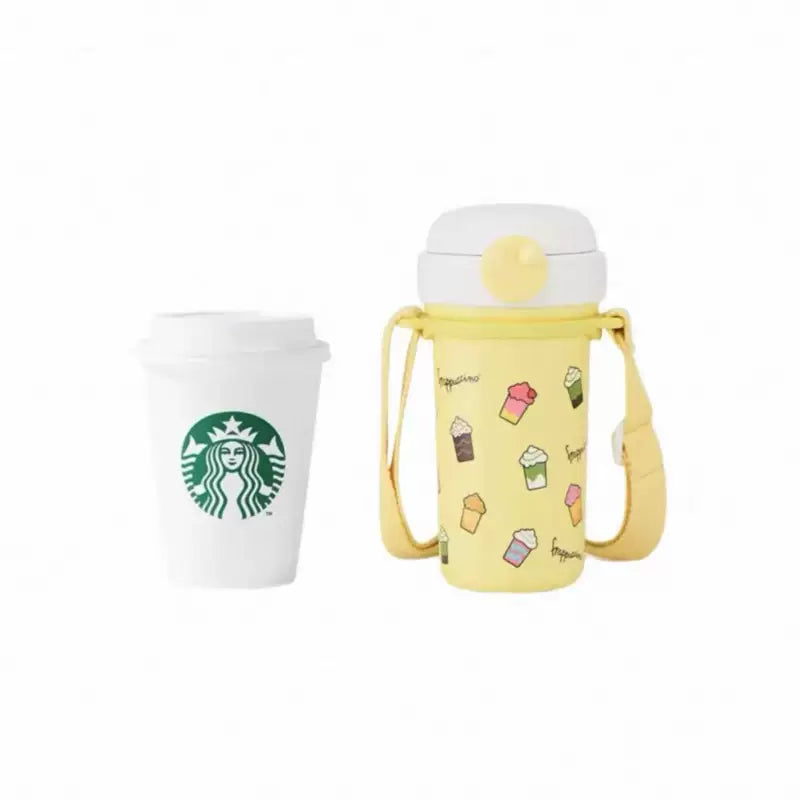 Starbucks China 2025 Summer Frappuccino Party online Series Stainless Steel Double Drinking Cup 435ml 15.31oz