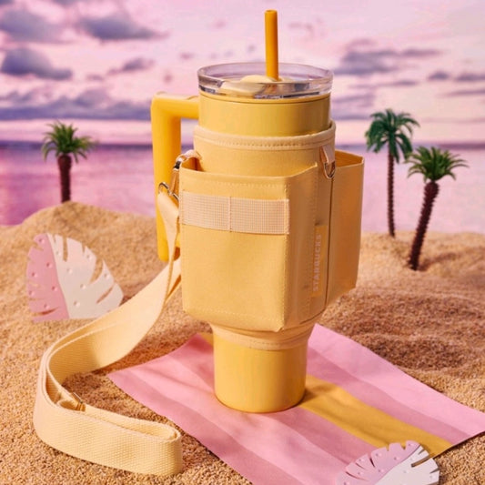 Starbucks China 2025 Tropical Series Stainless Steel Straw Cup with Cup Cover 1180ml 41.53oz