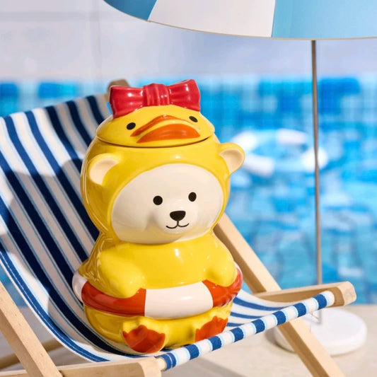 Starbucks China 2025 happy summer series Little Yellow Duck Mug 355ml 12.49oz