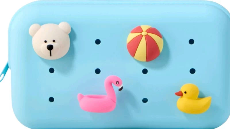 Starbucks China 2025 happy summer series silicone hole bag blue model