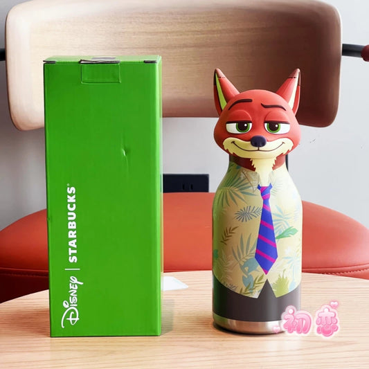 Starbucks China 2025 x Zootopia Collaboration Series Nick Wilde Stainless Steel Tumbler 430ml 15.13oz