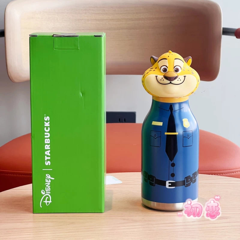 Starbucks China 2025 x Zootopia Collaboration Series Officer Clawhauser Stainless Steel Tumbler 430ml 15.13oz