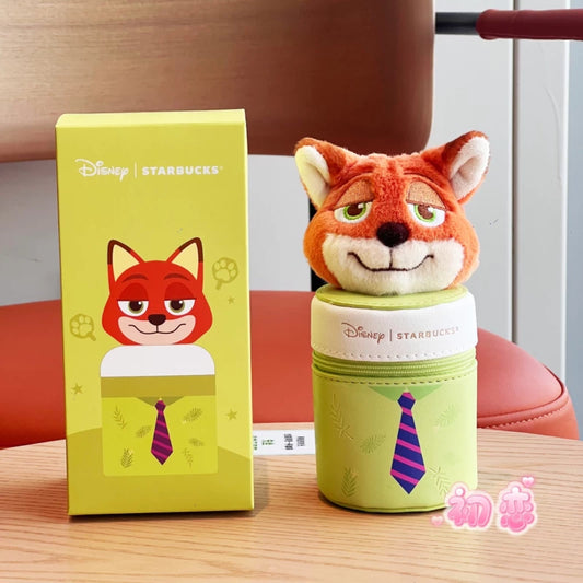 Starbucks China 2025 x Zootopia Collaboration Series Zootopia Charm Bag – Nick Wilde Edition