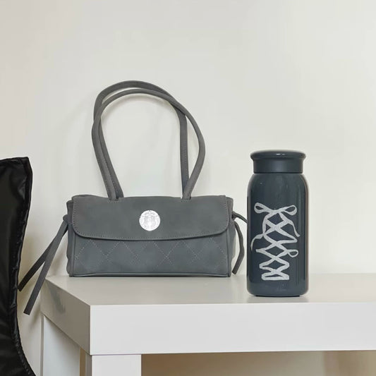 Starbucks China 2026 Ballet Series Black 355ml Sparkling Ribbon Stainless Steel Cup with Small Bag