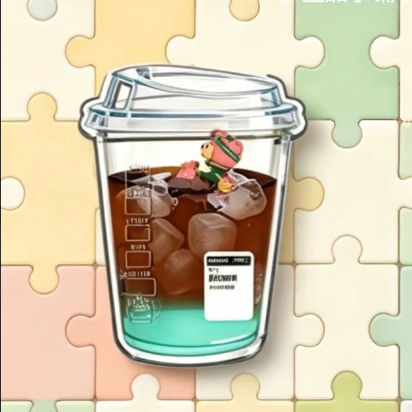Starbucks China 2026 Bearista Sparrow Paper Airplane Shaker Pen Series Coffee No Sugar Added Refrigerator Magnet