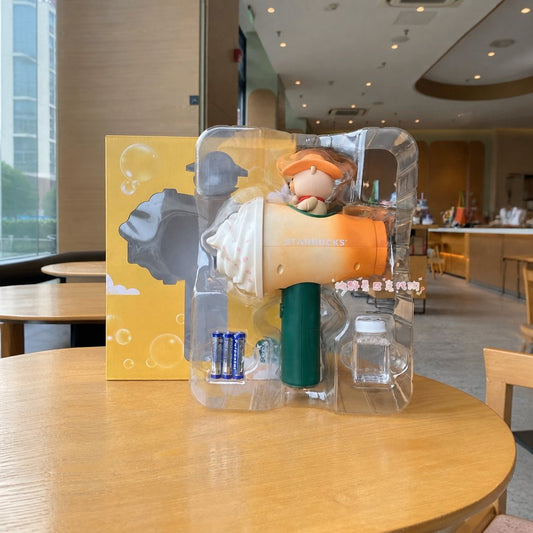 Starbucks China 2026 Dream Midsummer Bear Manager Bubble Machine Pink