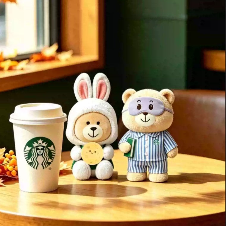 Starbucks China 2026 Mid-Autumn Festival Bearista Travel Notes Bear Ornament