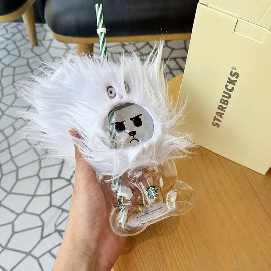 pre-order   Starbucks China 2026 Mood Weather Station Series 600ml white long hair glass -  read details