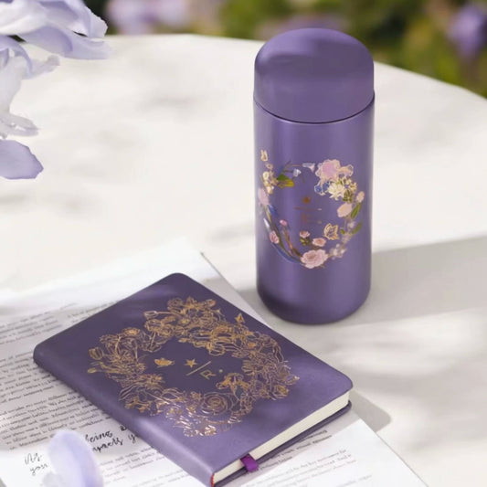 Starbucks China 2026 Reserve Spring Bloom Series 395ml stainless steel thermos cup with notebook set