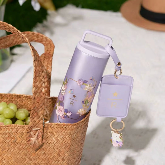 Starbucks China 2026 Reserve Spring Bloom Series 490ml stainless steel thermos cup coming with card holder