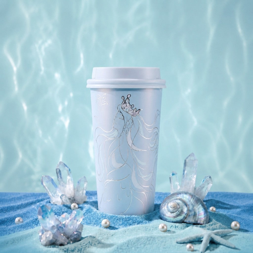 Starbucks China 2026 Undersea Wonder Series Fantasy Glossy Desktop Cup 430ml 15.13oz