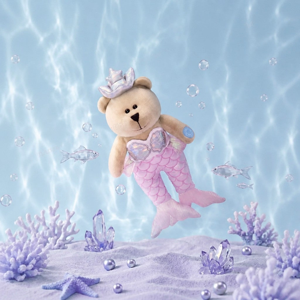 Starbucks China 2026 Undersea Wonder Series Fish-tail Bear Doll