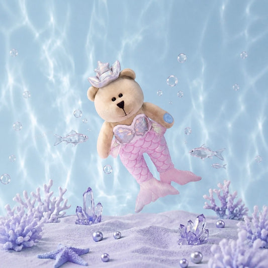 Starbucks China 2026 Undersea Wonder Series Fish-tail Bear Doll
