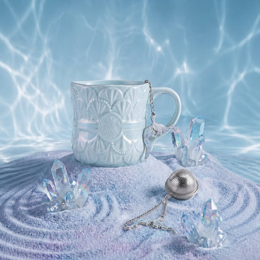 Starbucks China 2026 Undersea Wonder Series Mug with Tea Strainer 365ml 12.85oz