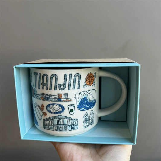 Starbucks China City cup series 414ml Tianjin BTS mug