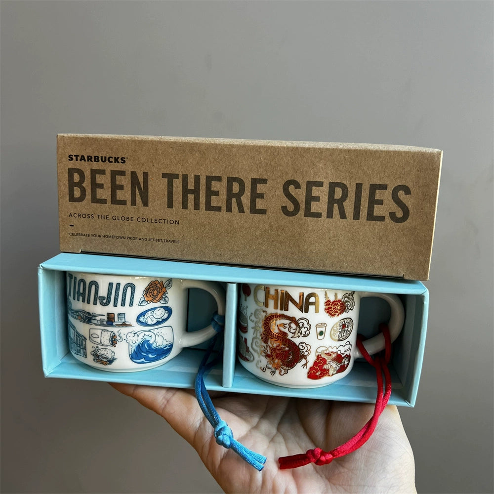 Starbucks China City cup series Tianjin China pair of cups