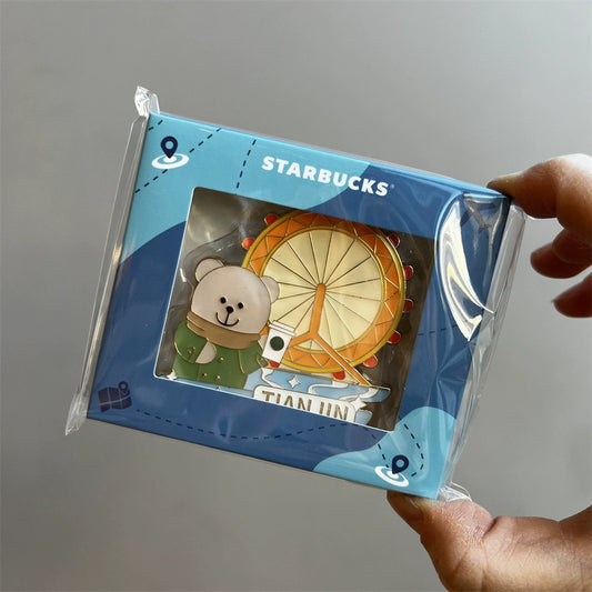 Starbucks China City cup series Tianjin limited refrigerator magnet