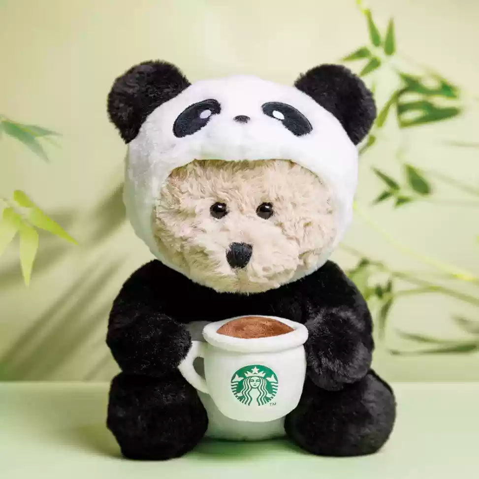 Starbucks Hongkong 2025 Panda New Year Series Bearista can be replaced with doll