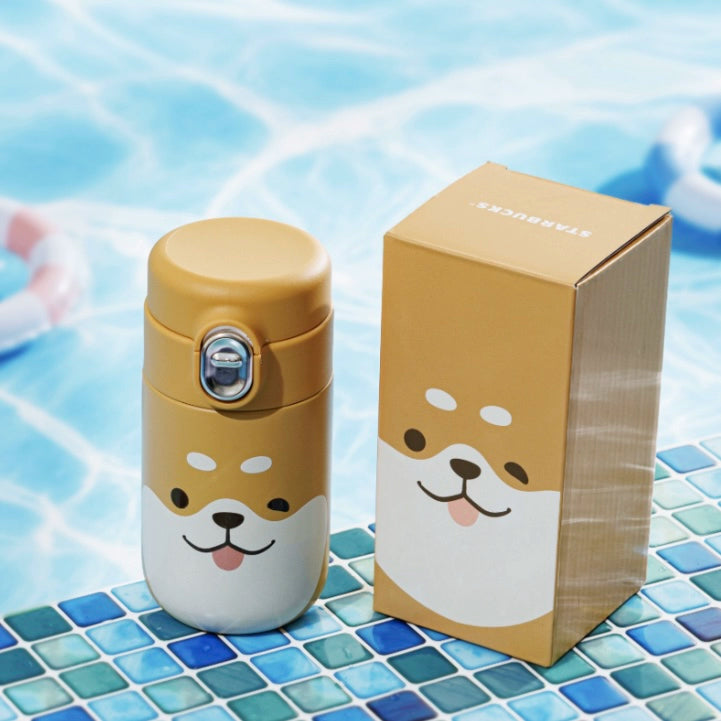 Starbucks Hong Kong Macau 2025 Summer Shiba Inu Series Stainless Steel Cup 200ml 7.04oz
