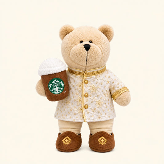 Starbucks India 2026 Diwali Festive Series Bearista Doll