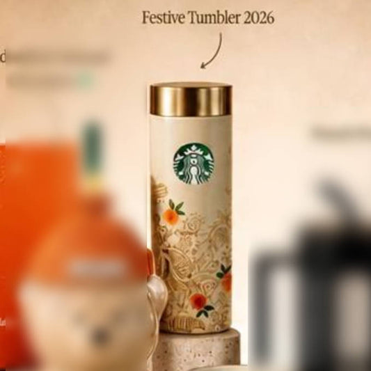 Starbucks India 2026 Diwali Festive Series Stainless Steel Tumbler -Poor quality - no after-sales support for defects