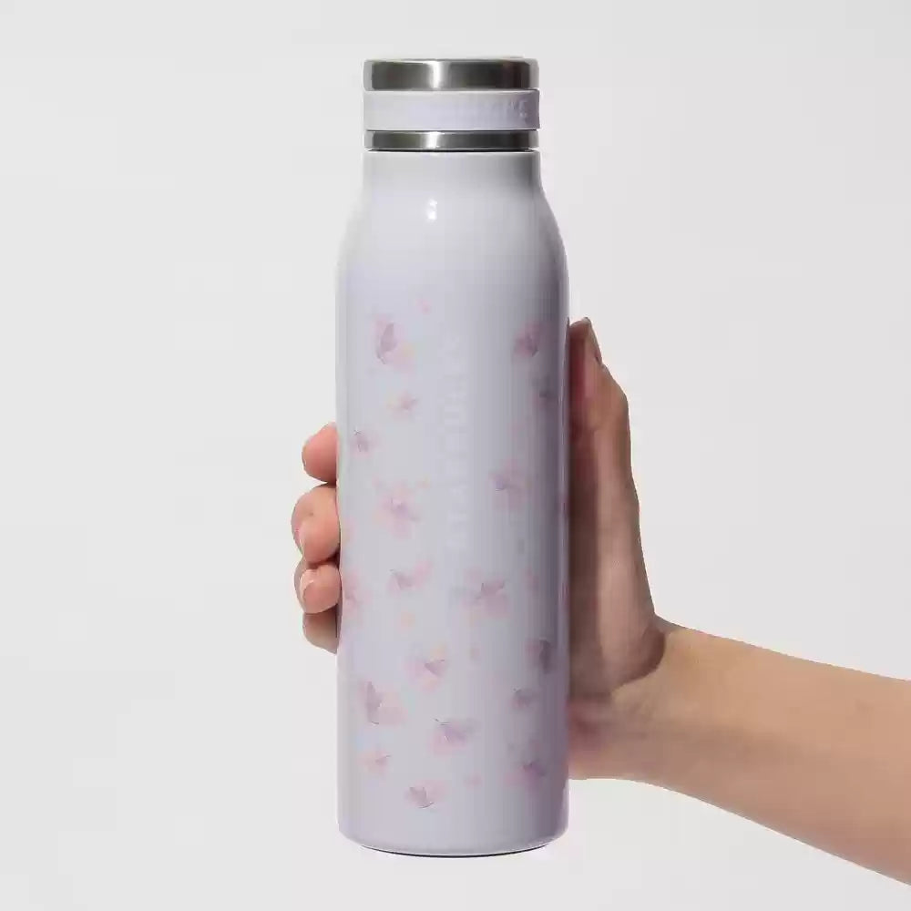 Starbucks Japan 2025 Sakura Season2 series Stainless Steel Water Bottle 444ml