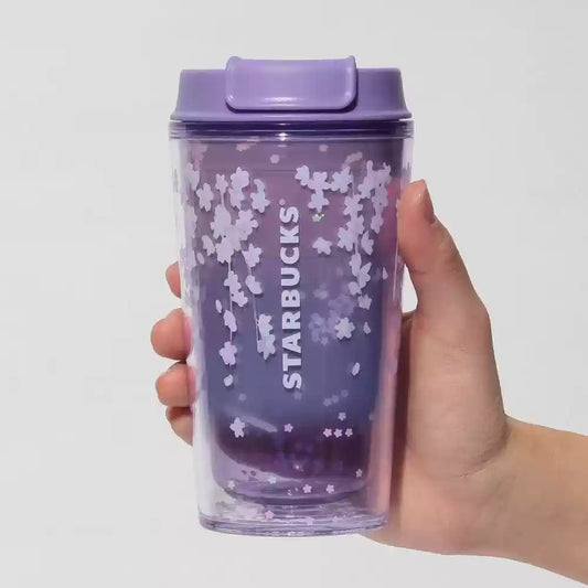 Starbucks Japan 2025 Sakura Season2 series purple plain cup 355ml