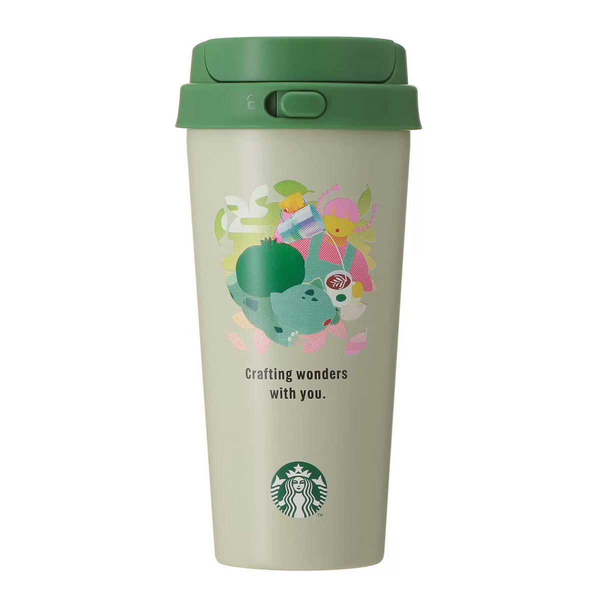 Starbucks Japan 2026 Pokémon Collaboration Series Bulbasaur Coffee Insulated Tumbler 473ml