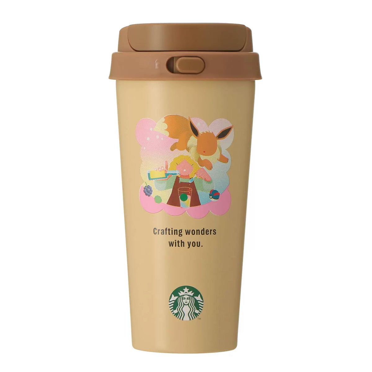 Starbucks Japan 2026 Pokémon Collaboration Series Eevee Coffee Insulated Tumbler 473ml