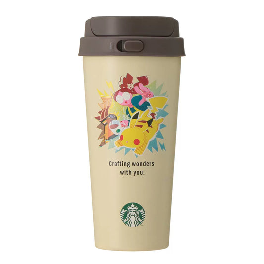 Starbucks Japan 2026 Pokémon Collaboration Series Pikachu Coffee Insulated Tumbler 473ml