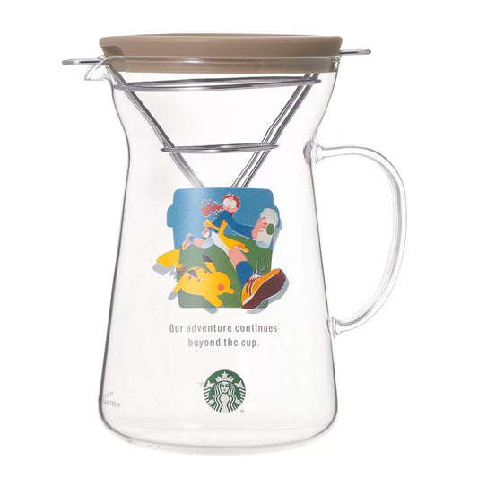 Starbucks Japan 2026 Pokémon Collaboration Series Pokémon Pour-Over Glass Pot 375ml
