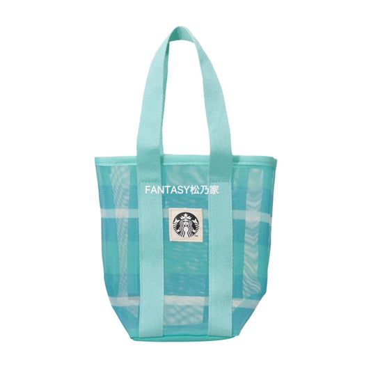 Starbucks Japan 2026 Summer Limited Series Mint Green Tote Bag 19x19cm