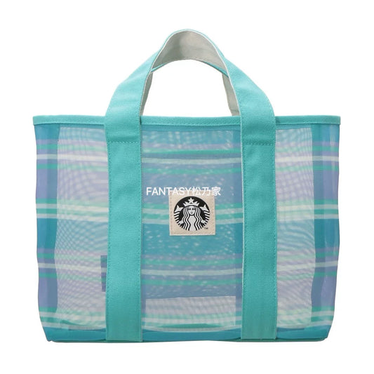 Starbucks Japan 2026 Summer Limited Series Mint Green Tote Bag 29x22cm