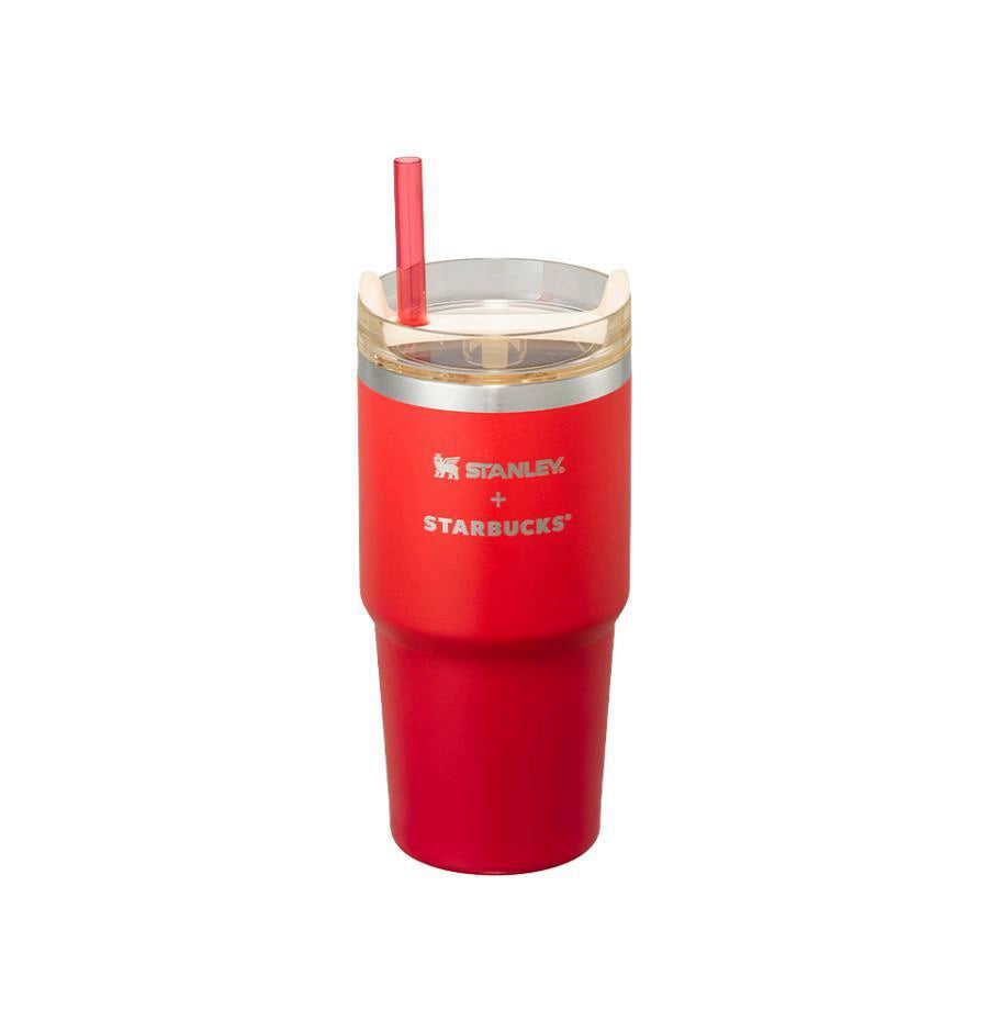 Starbucks Korea 2025 Christmas Season3 series Stanley Red Straw Cup 591ml 20oz