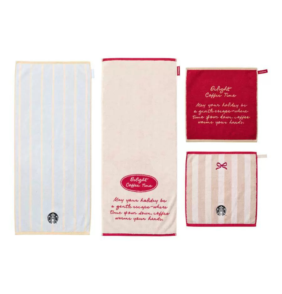 Starbucks Korea 2025 Christmas Season3 series towel set