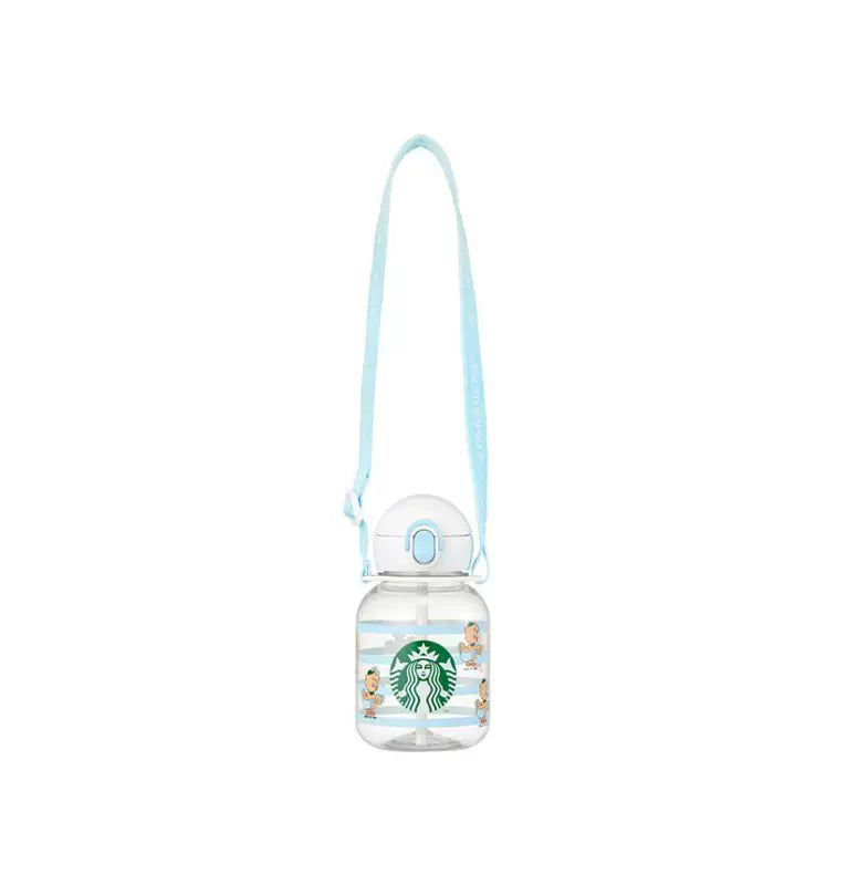 Starbucks Korea 2025 Summer collection Blue transparent water cup 458ml