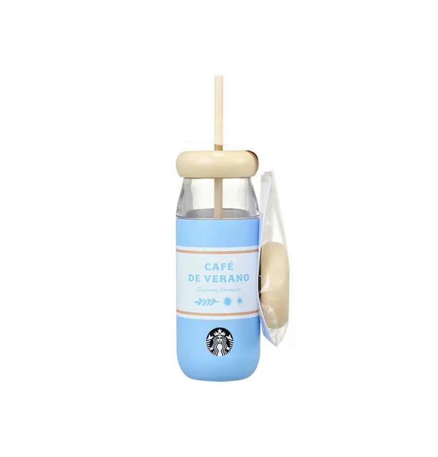 Starbucks Korea 2025 Summer season1 series Translucent Blue Straw Cup 355ml 12.49oz