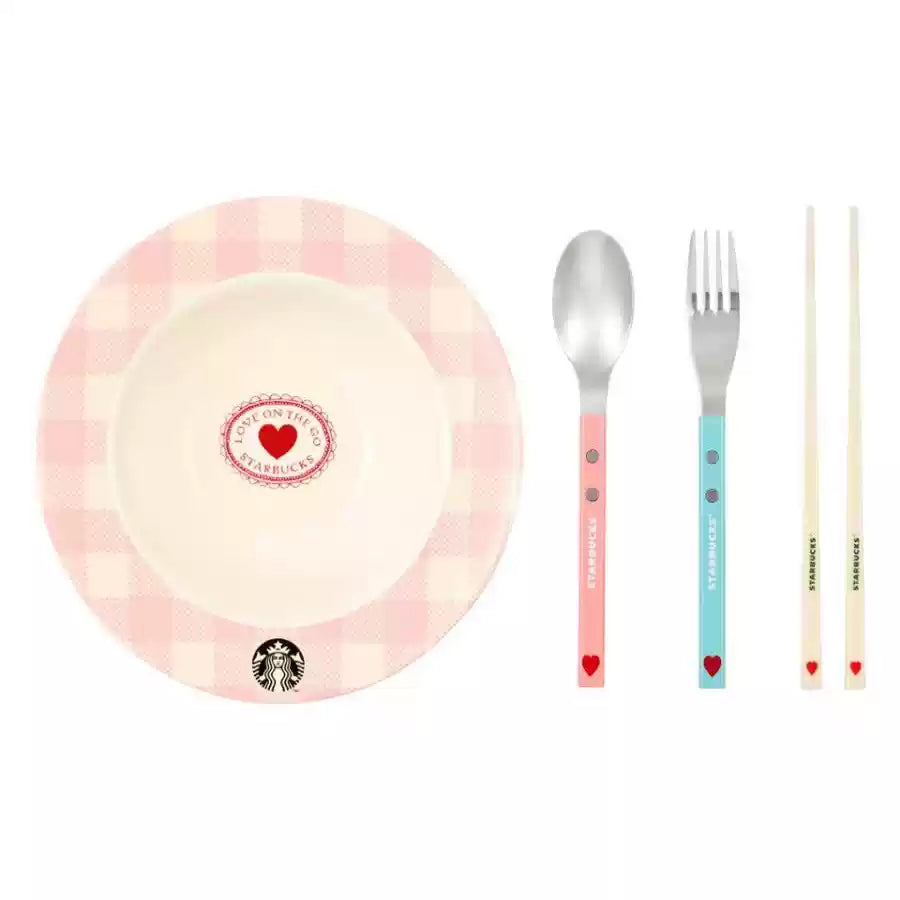 Starbucks Korea 2025 Valentine's Day seriesDear Love Bowls and Tableware Set